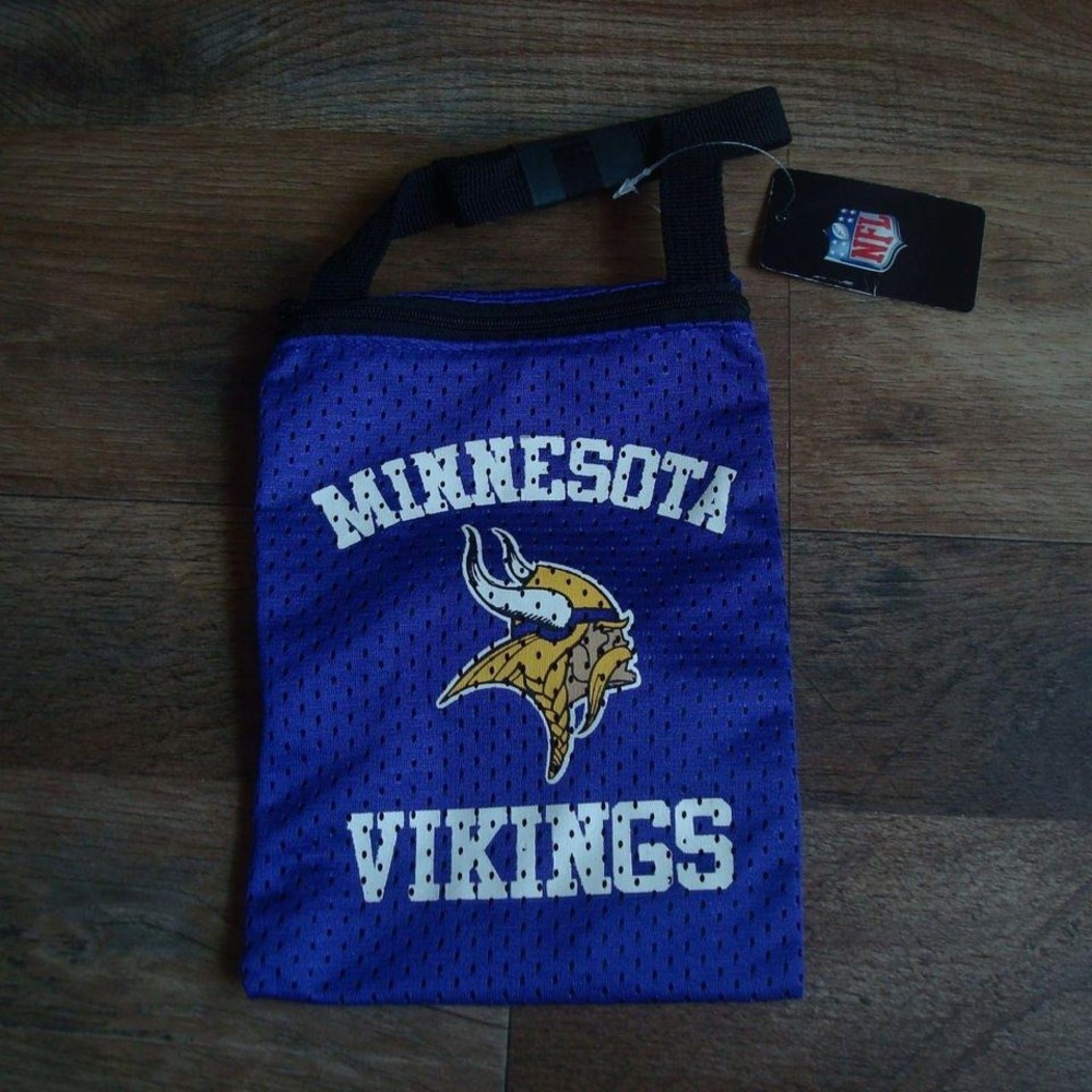 MINNESOTA VIKINGS‎ 6X8 bag purse vintage 00s y2k L6